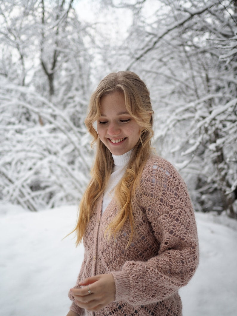 Gemma Cardigan Crochet Pattern (English) | Intermediate Pattern
